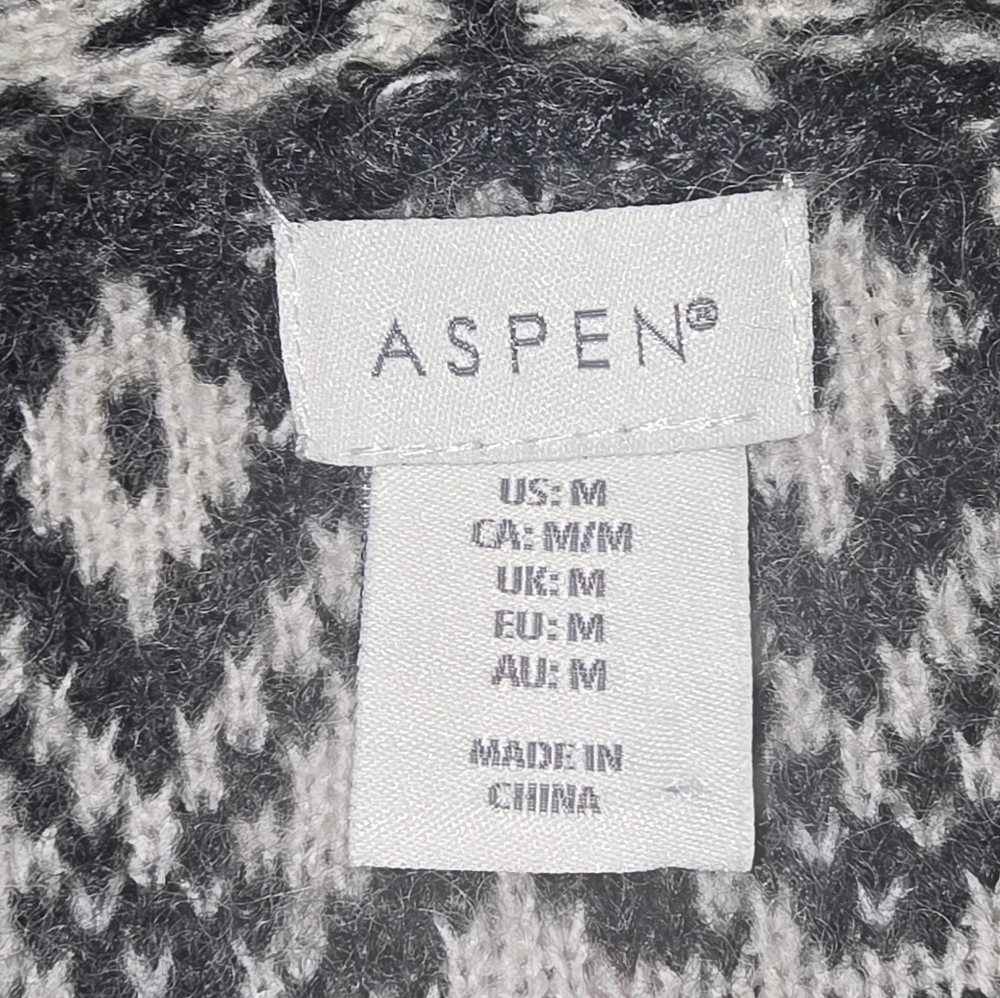 ASPEN Geometric Patterned Open Front Cardigan (F) - Picture 6 of 6